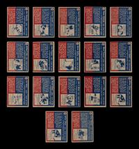 A Collection of Detroit Red Wings 1957-58 Topps Hockey Cards (17)
