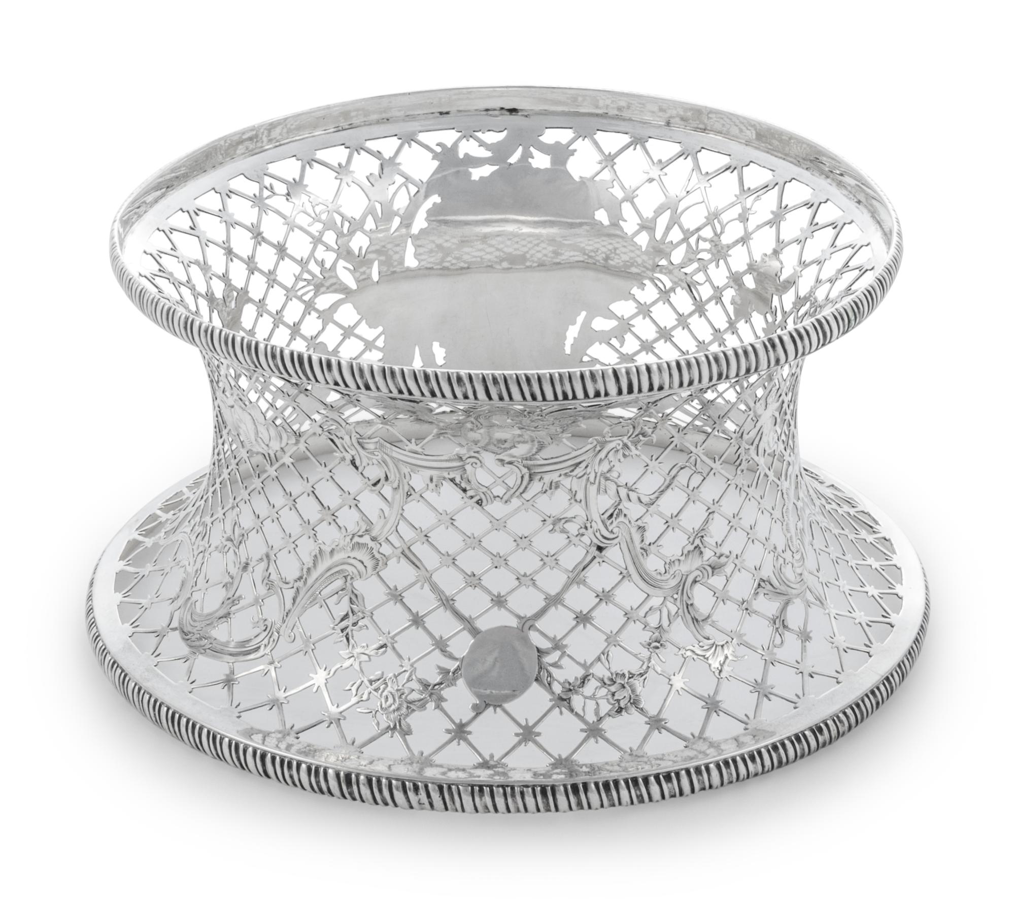 An Irish George III Silver Dish Ring