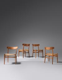 Set of Four Dining Chairs, model CH23 Carl Hansen & Son, Denmark