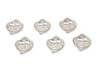 A Set of Six Tiffany and Co. Silver Nut Dishes