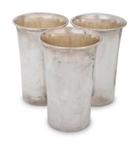 Nine American Silver Mint Julep Cups — 20TH CENTURY