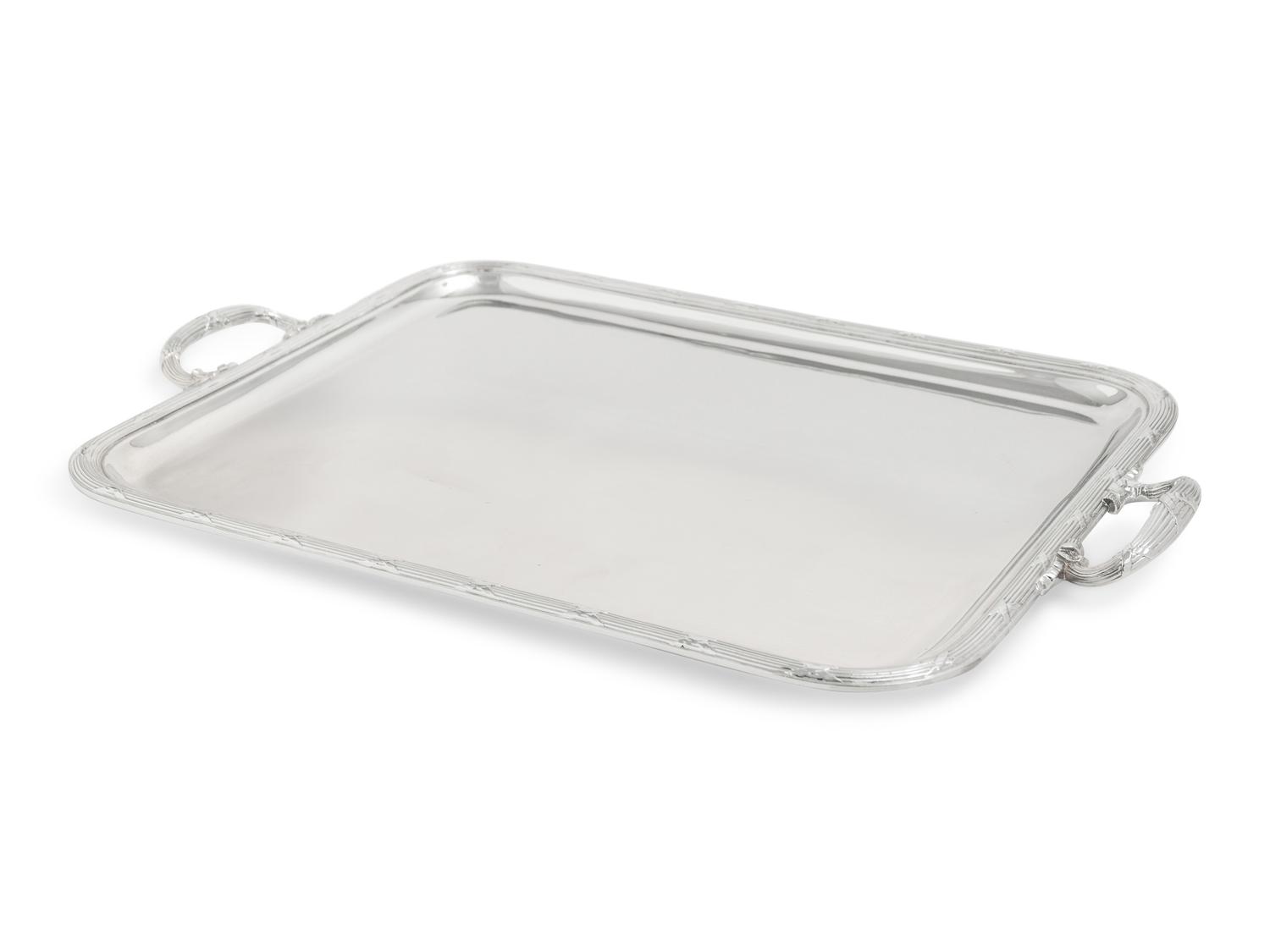 A Christofle Silver-Plate Tray