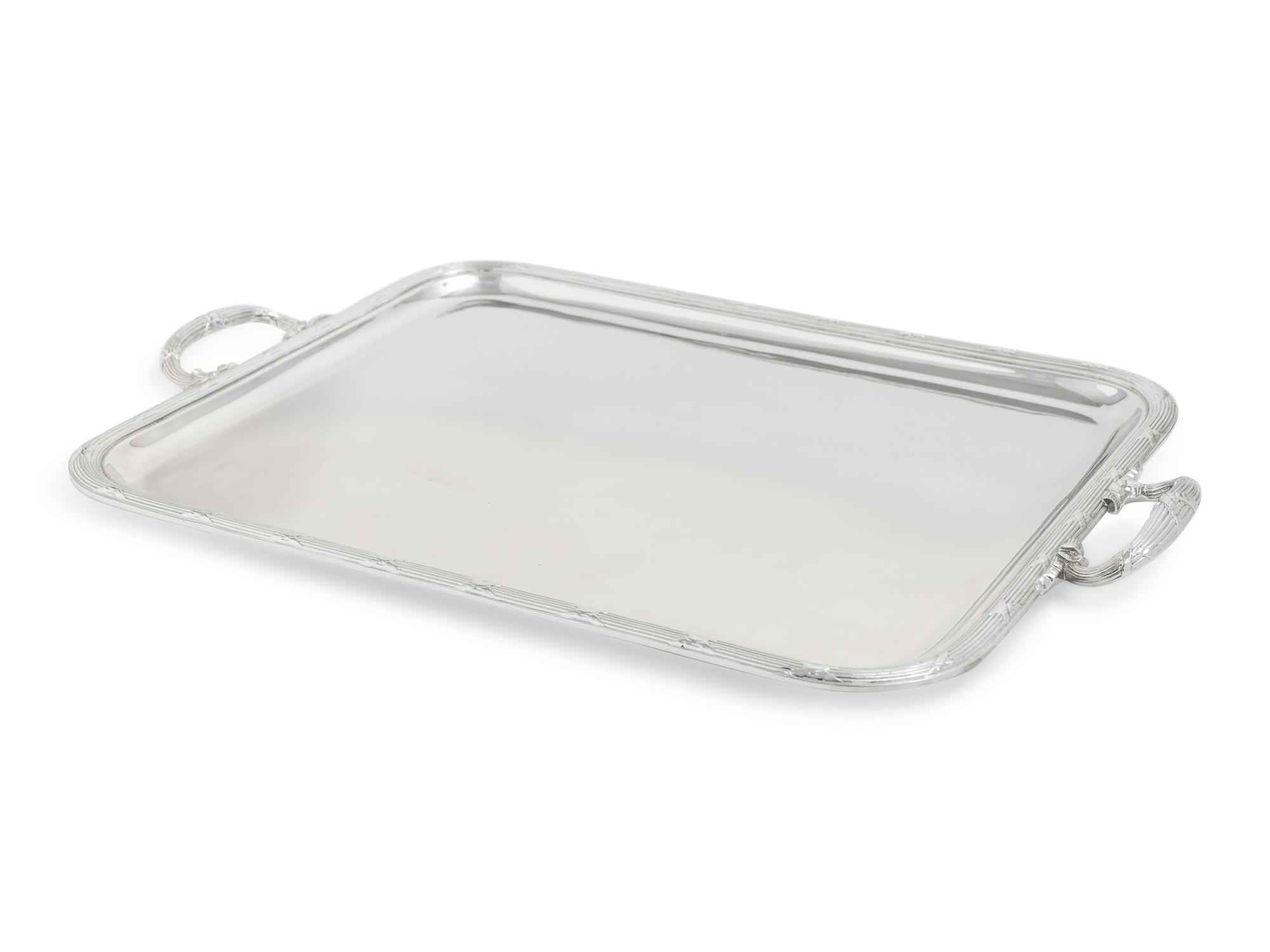 A Christofle Silver-Plate Tray