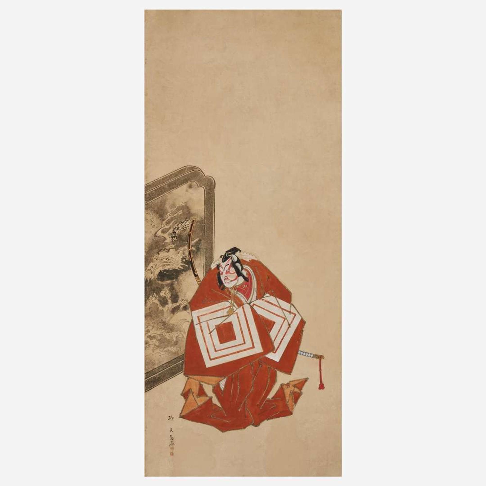 Yanagi Buncho 日本六开屏风 (Japanese b.1764-d.1801)