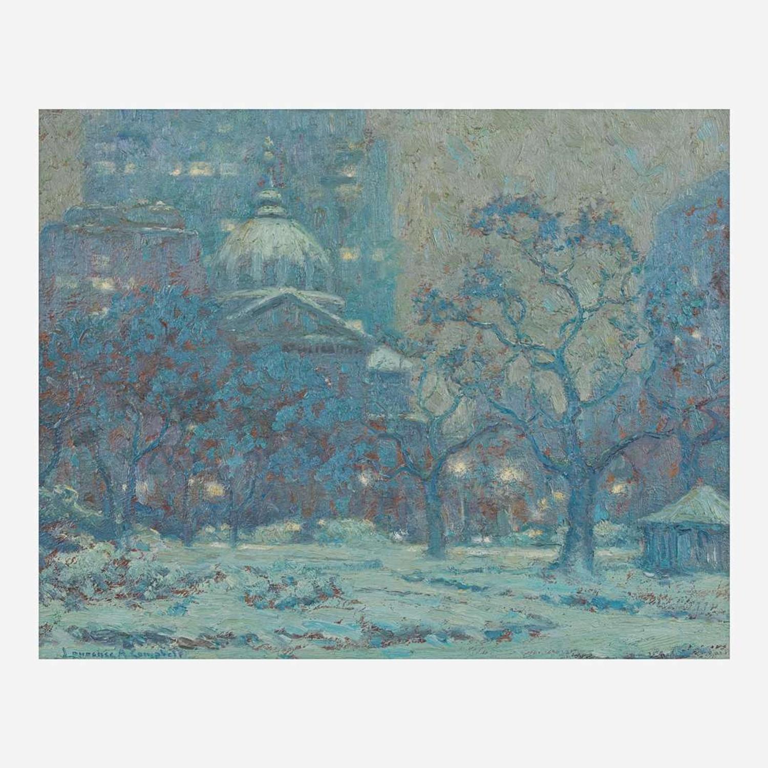 Laurence A. Campbell (American, B. 1939) Logan Circle