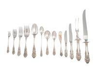 An American Silver Flatware Servce