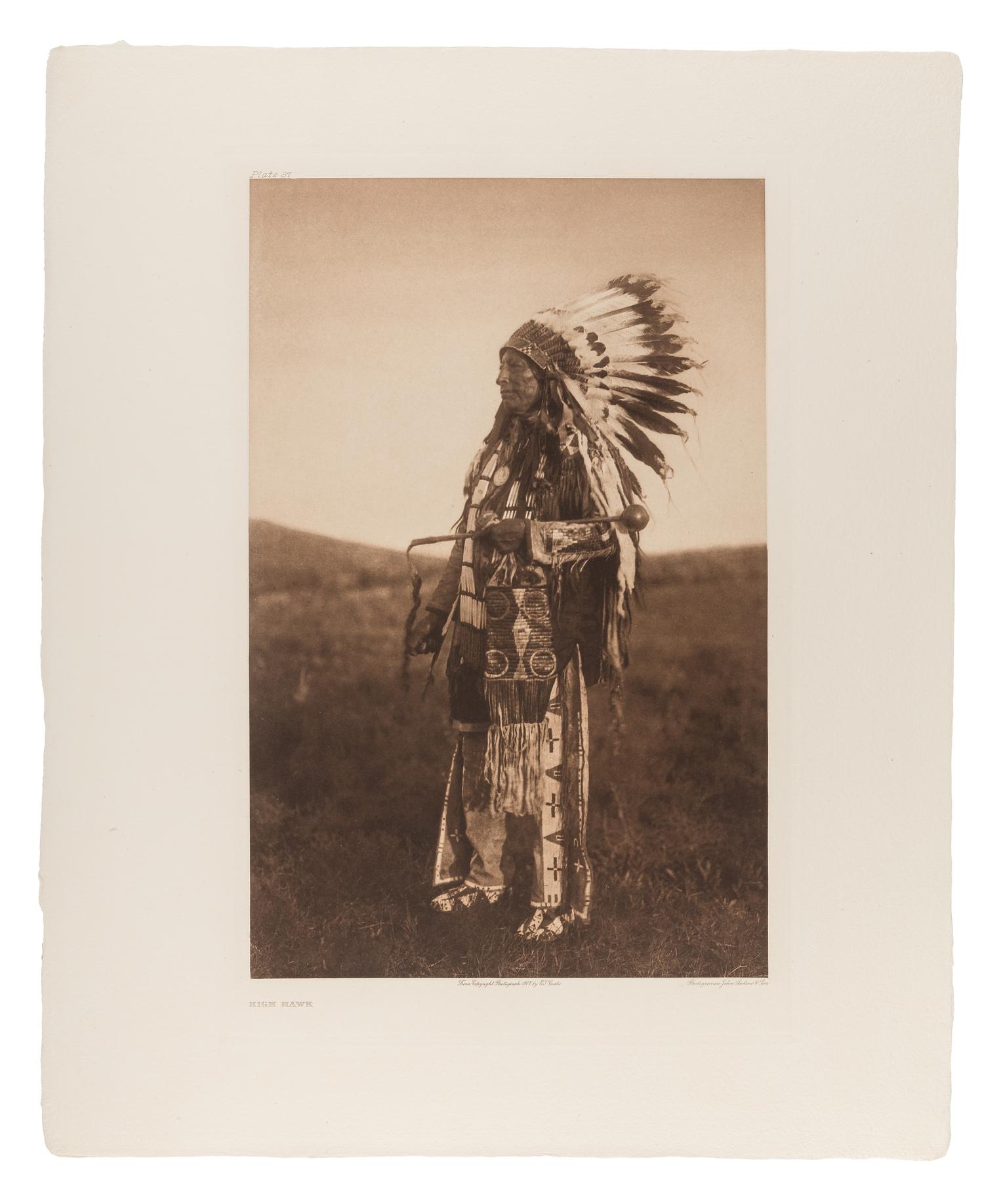 CURTIS, Edward S. (1868-1952). The North American Indian being a Series of Volumes Picturing and Describing the Indians of the United States and Alaska . Edited by Frederick Webb Hodge. Foreword by Theodore Roosevelt. Field Research conducted under the patronage of J. Pierpont Morgan. [Cambridge, Mass.], 1907-1930.