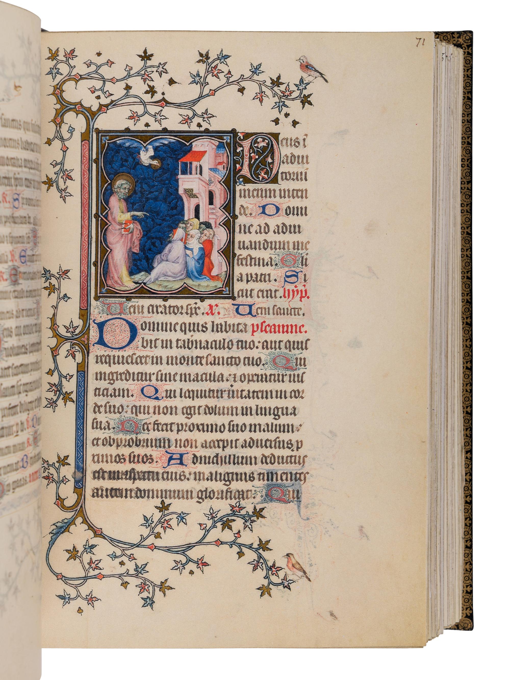 [BOOKS OF HOURS, facsimile]. Les Petites Hueres de Jean, duc de Berry . Lucerne: Faksimile-Verlag Lucerne, 1988.
