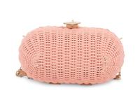 Chanel Pink Woven Rattan Bag, 2004-05