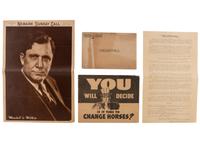 [WILLKIE, Wendell (1892-1944)]. A group of photographs, tickets, publications, sheet music, and other ephemera related Willkie's 1940 presidential nomination and campaign.