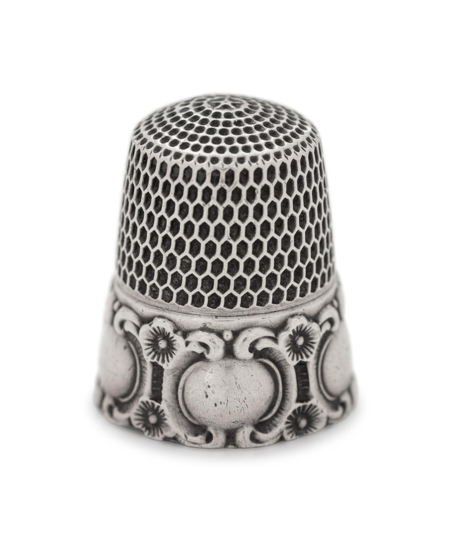 A Collection of Silver Thimbles