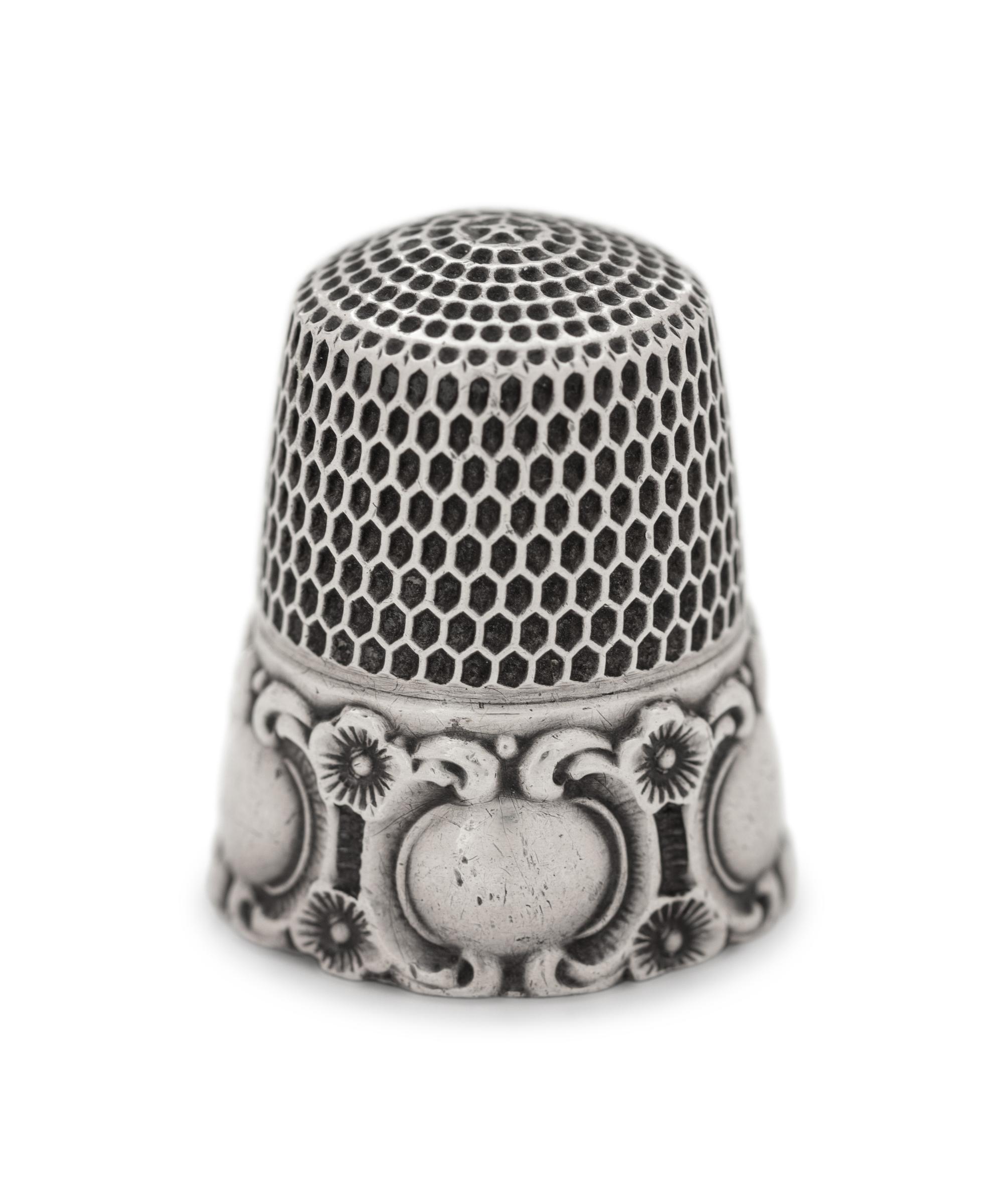 A Collection of Silver Thimbles