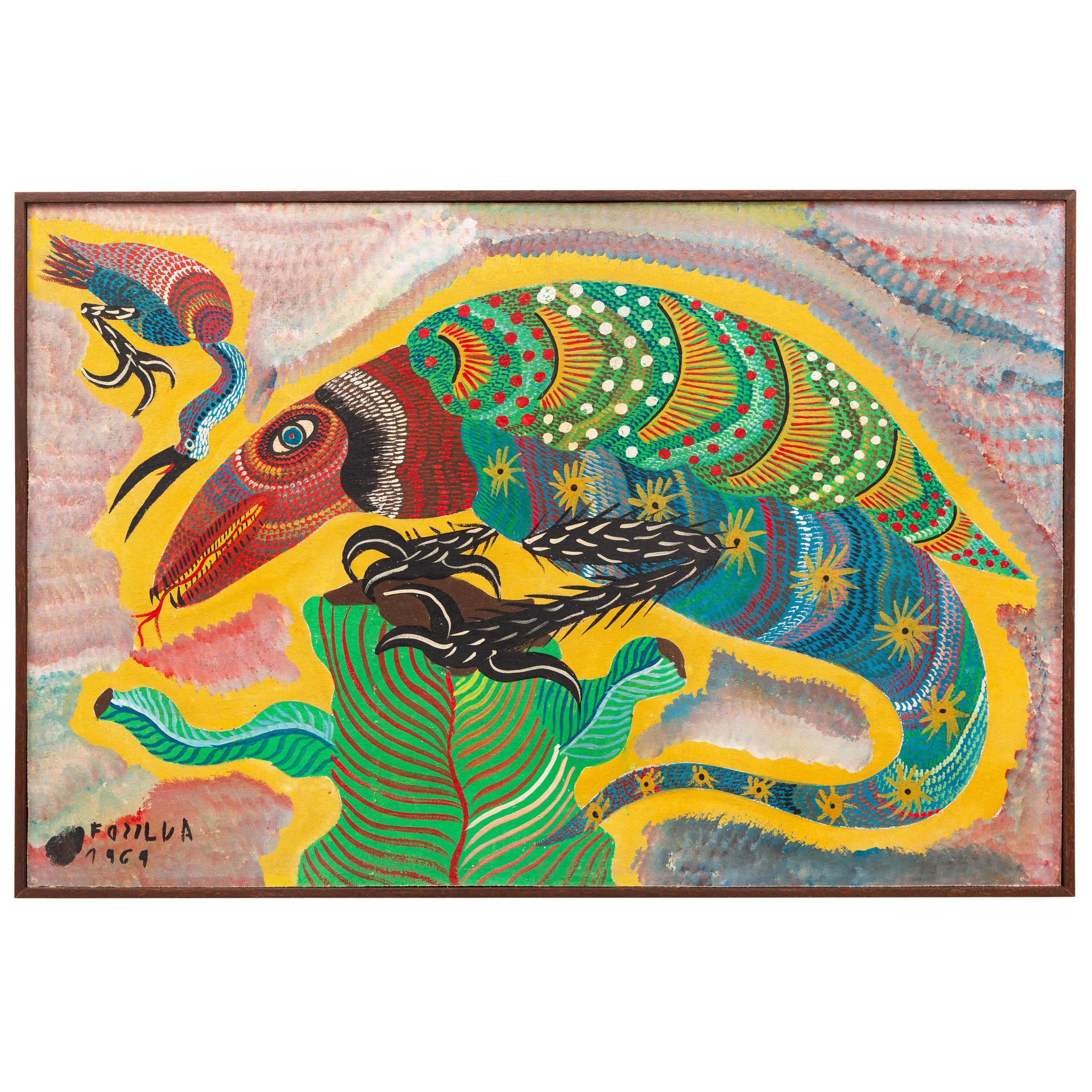 Chico da Silva (Brazilian, 1910–1985) — Untitled, 1969
