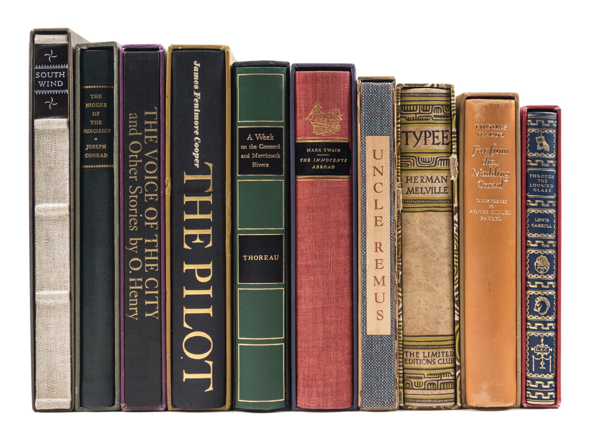 (LIMITED EDITIONS CLUB) A group of 20 books, mainly American literature.