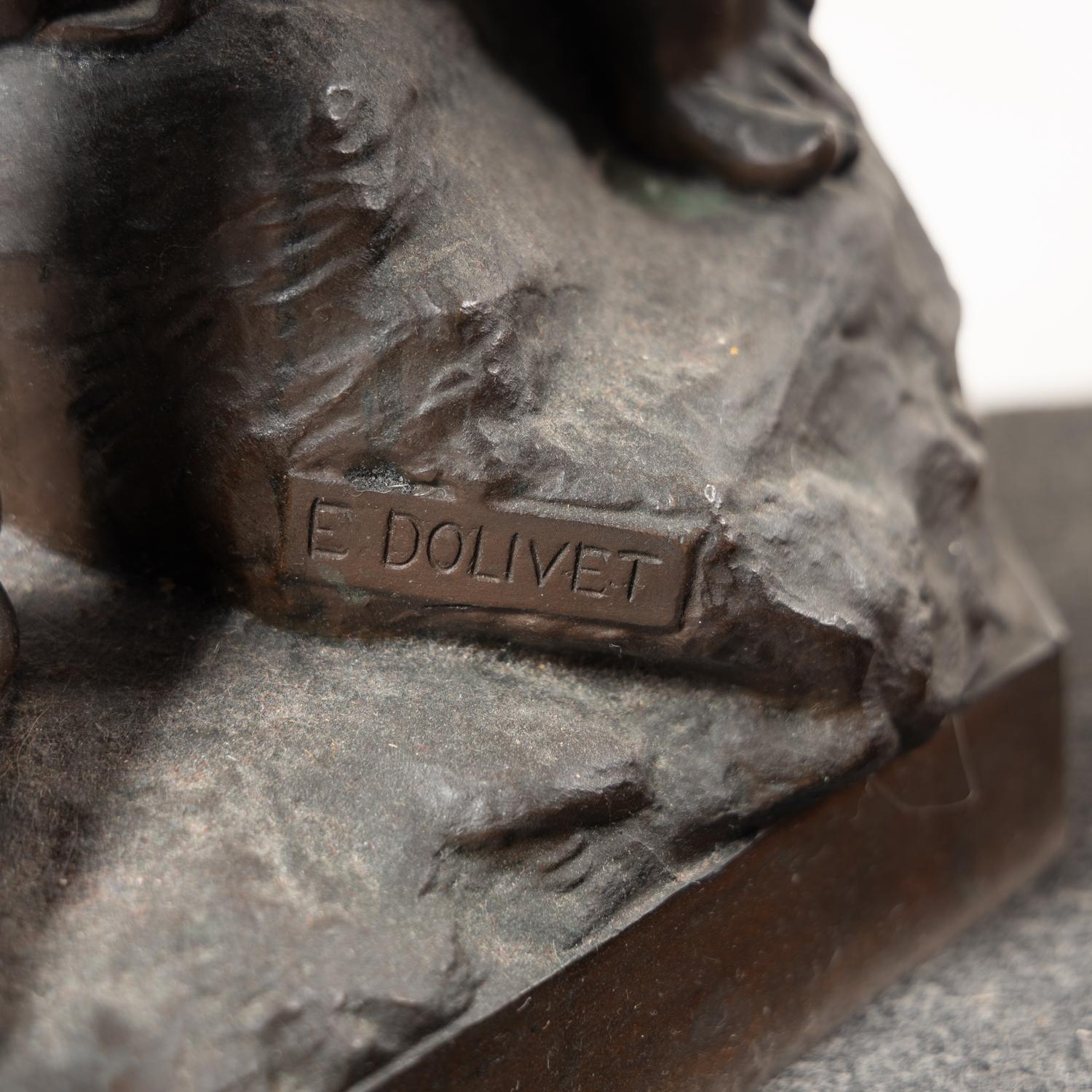 Emmanuel Dolivet (French, d. 1911) — Woman with Cupid