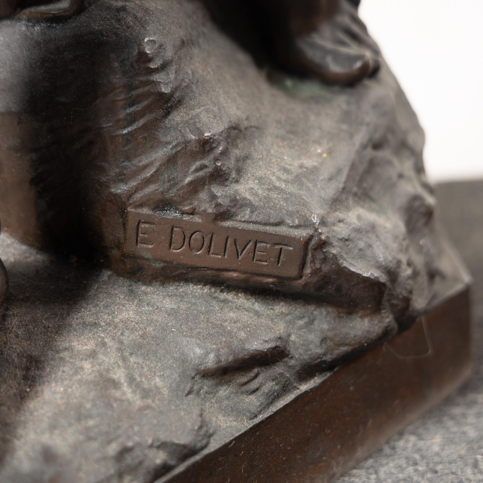 Emmanuel Dolivet (French, d. 1911) — Woman with Cupid