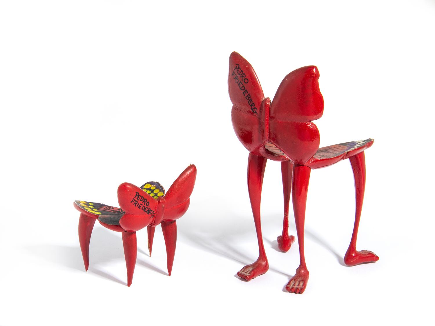 Two miniature Butterfly chairs