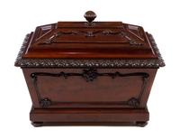 A Regency Mahogany Cellarette Height 29 x width 35 1/4 x depth 23 1/2 inches. — 19TH CENTURY