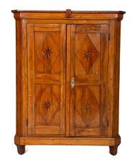 A Continental Olivewood Armoire