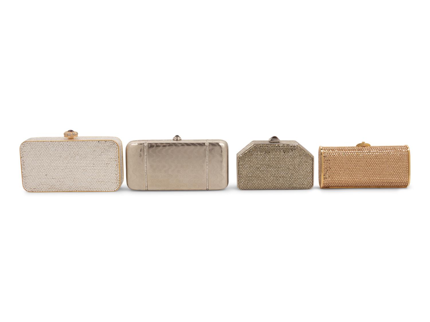Four Judith Leiber Minaudière Bags