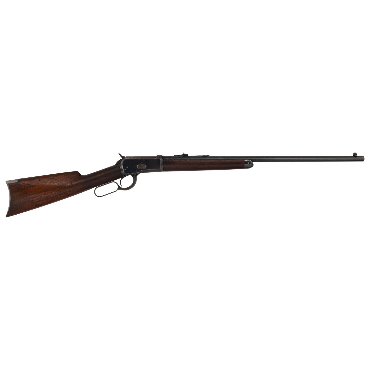 ** Winchester Model 1892 with Button Magazine and Replaced Barrel