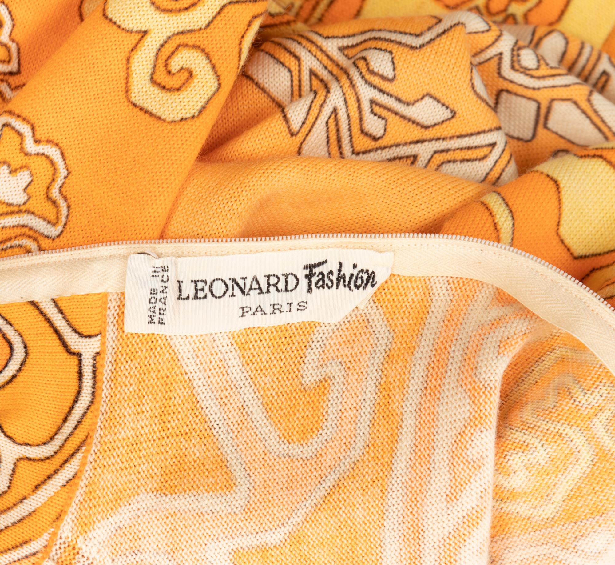 Leonard Knit Day Dress with Tasseled Tie Belt