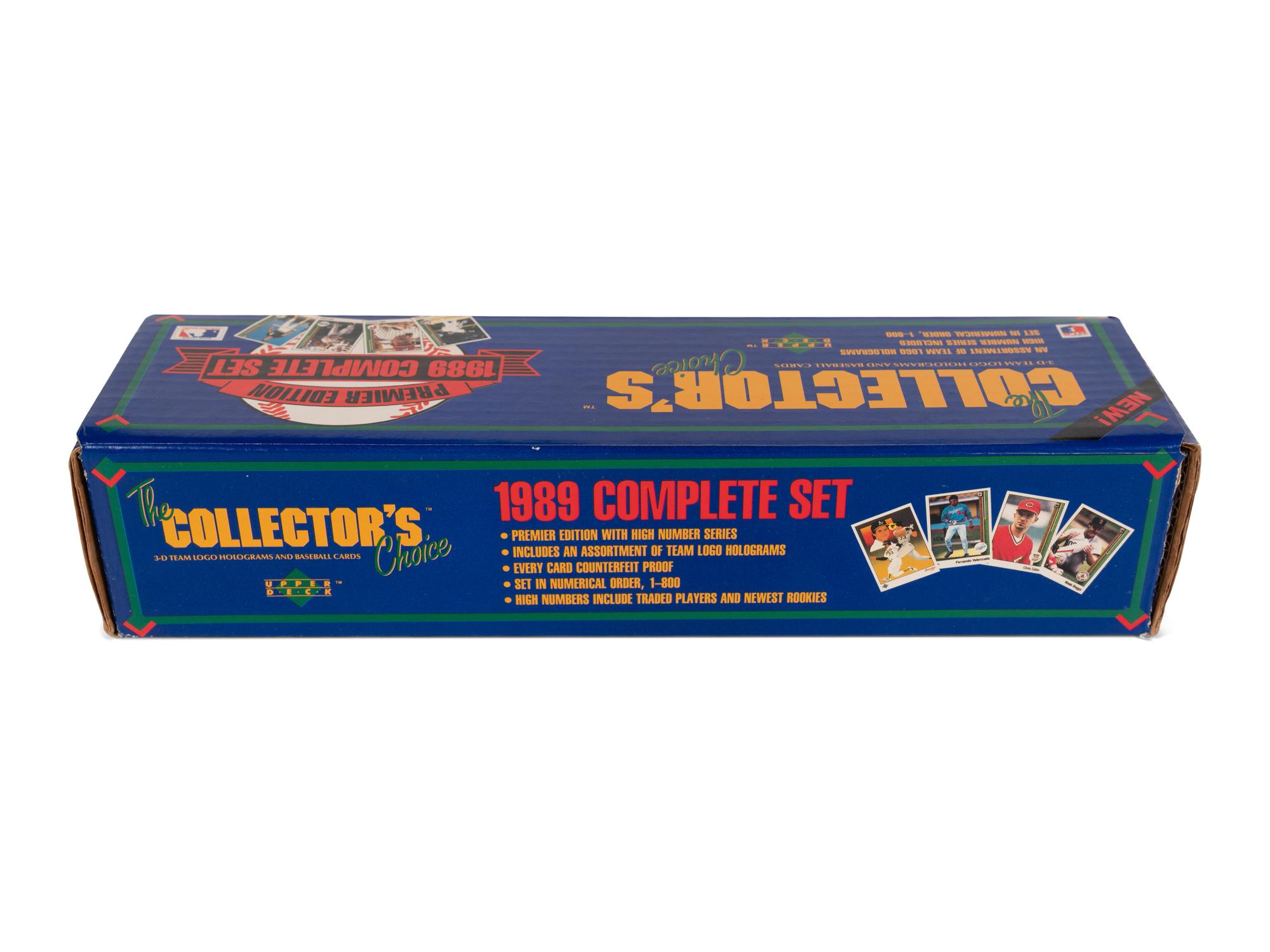 A 1989 Upper Deck Factory Sealed Complete Set of Baseball Cards (Ken Griffey Jr. Rookie)