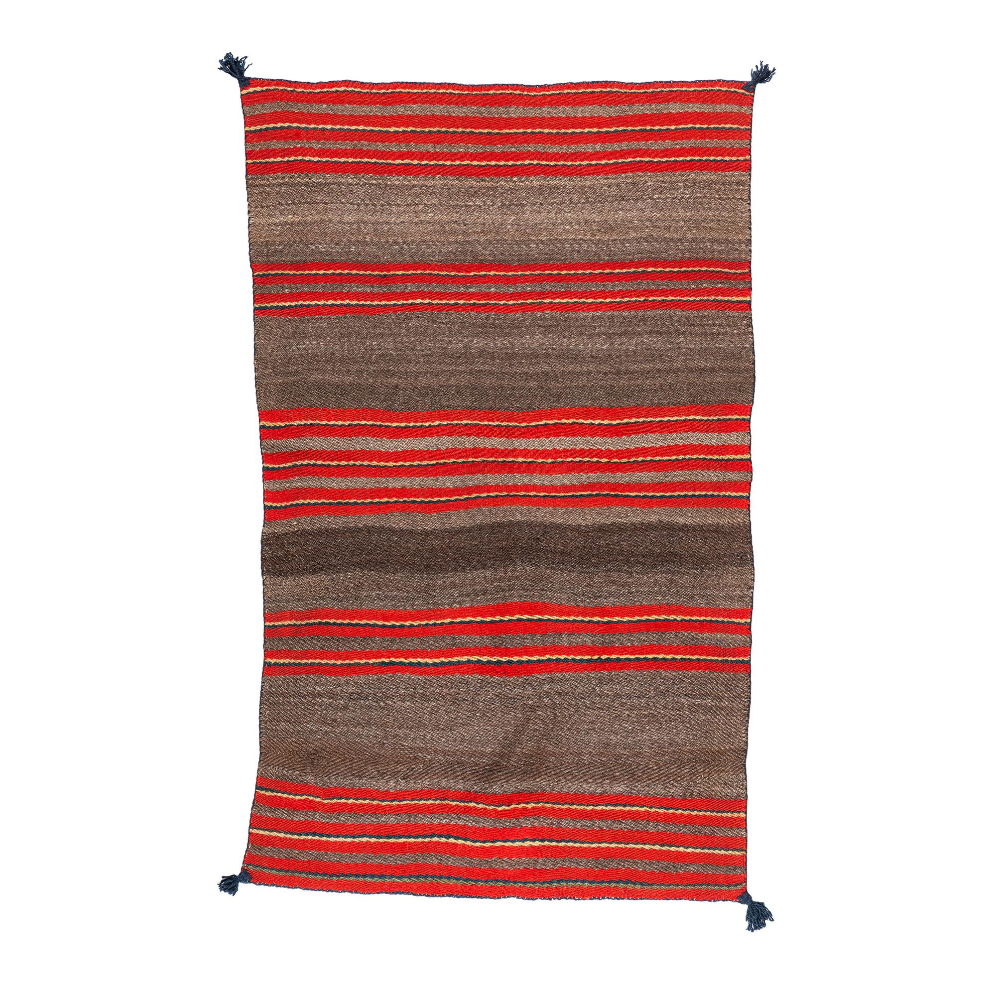 Navajo Diagonal Twill Saddle Blanket / Rug