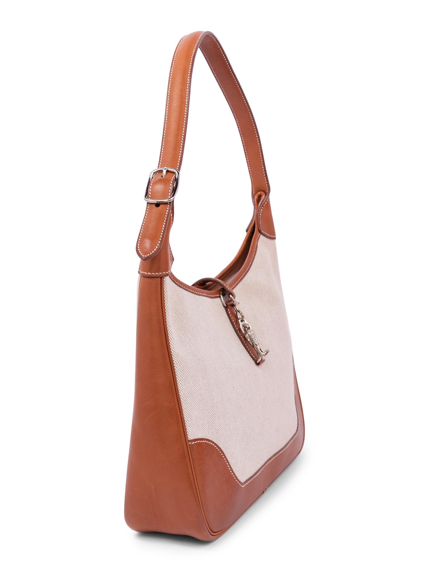 Hermès Canvas and Leather Le Trim Bag, 2003