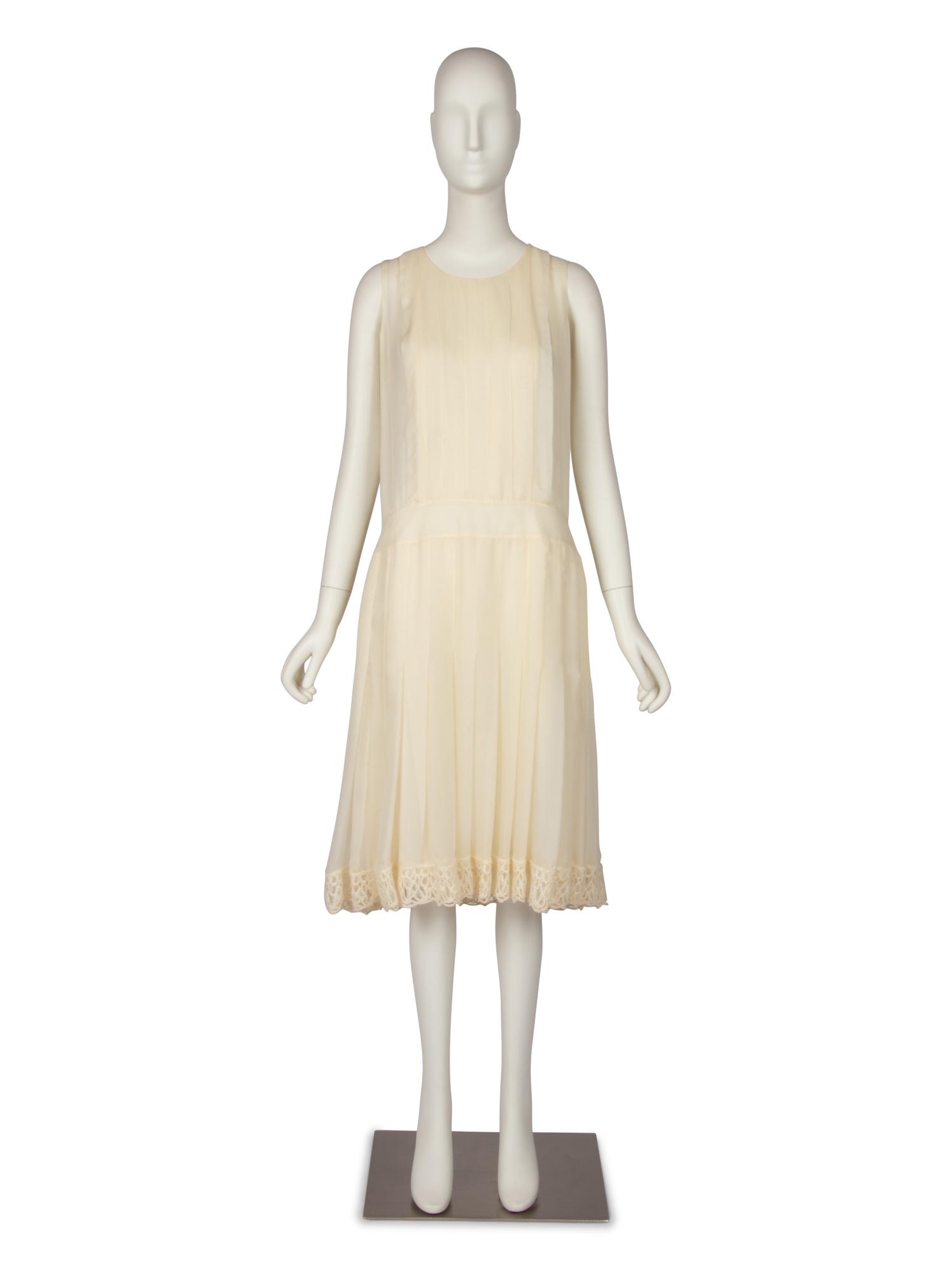 Chanel White Jacket and Dress Ensemble, Cruise 2006
