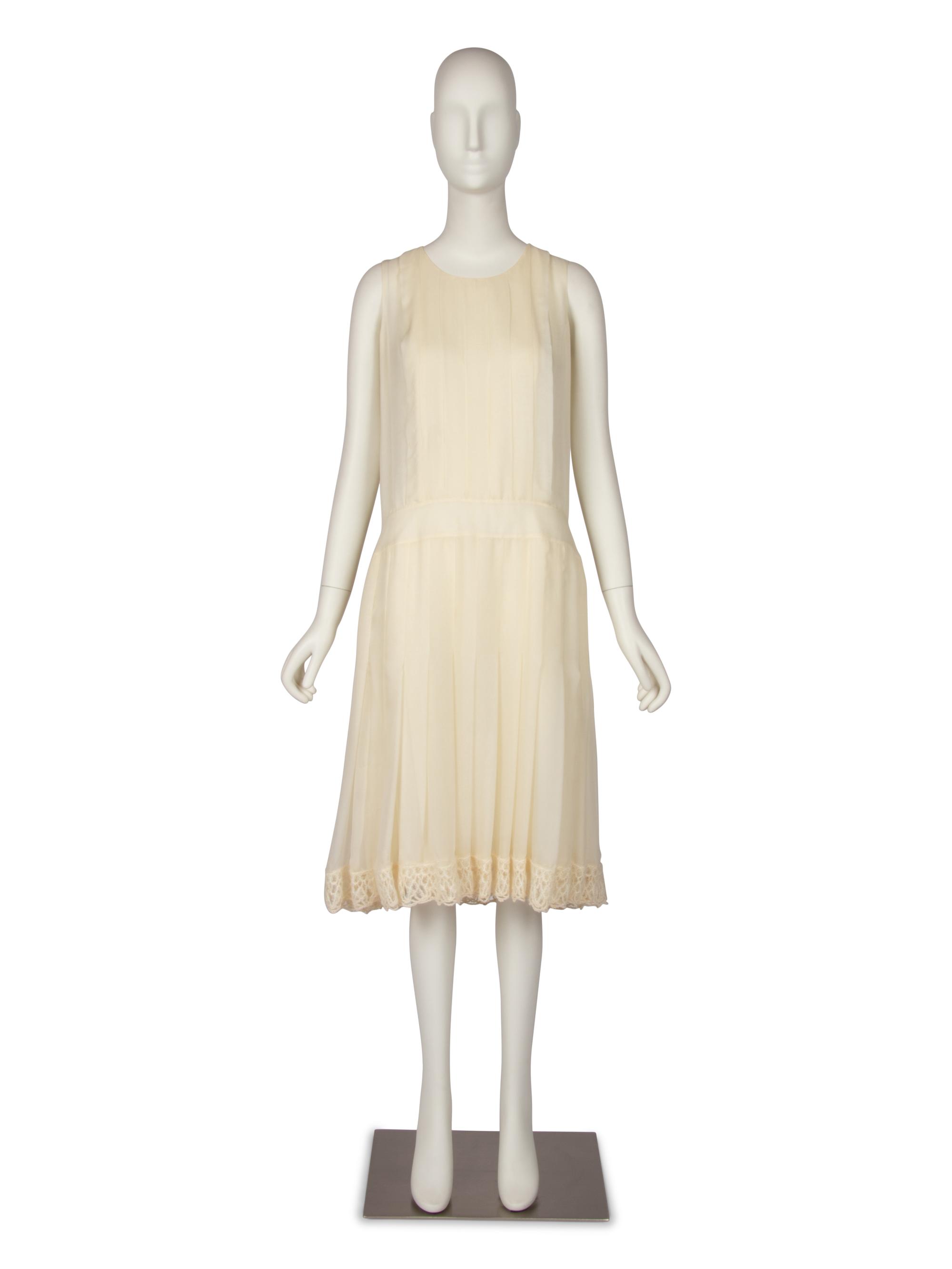 Chanel White Jacket and Dress Ensemble, Cruise 2006