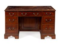 A George III Style Mahogany Desk