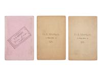 [NATIVE AMERICANS]. Five photographs of Southwestern Indians, incl. 3 views of Apache Indians by D.A. Markey.