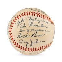 A 1947 Denver Bears Team Signed Autograph Baseball
