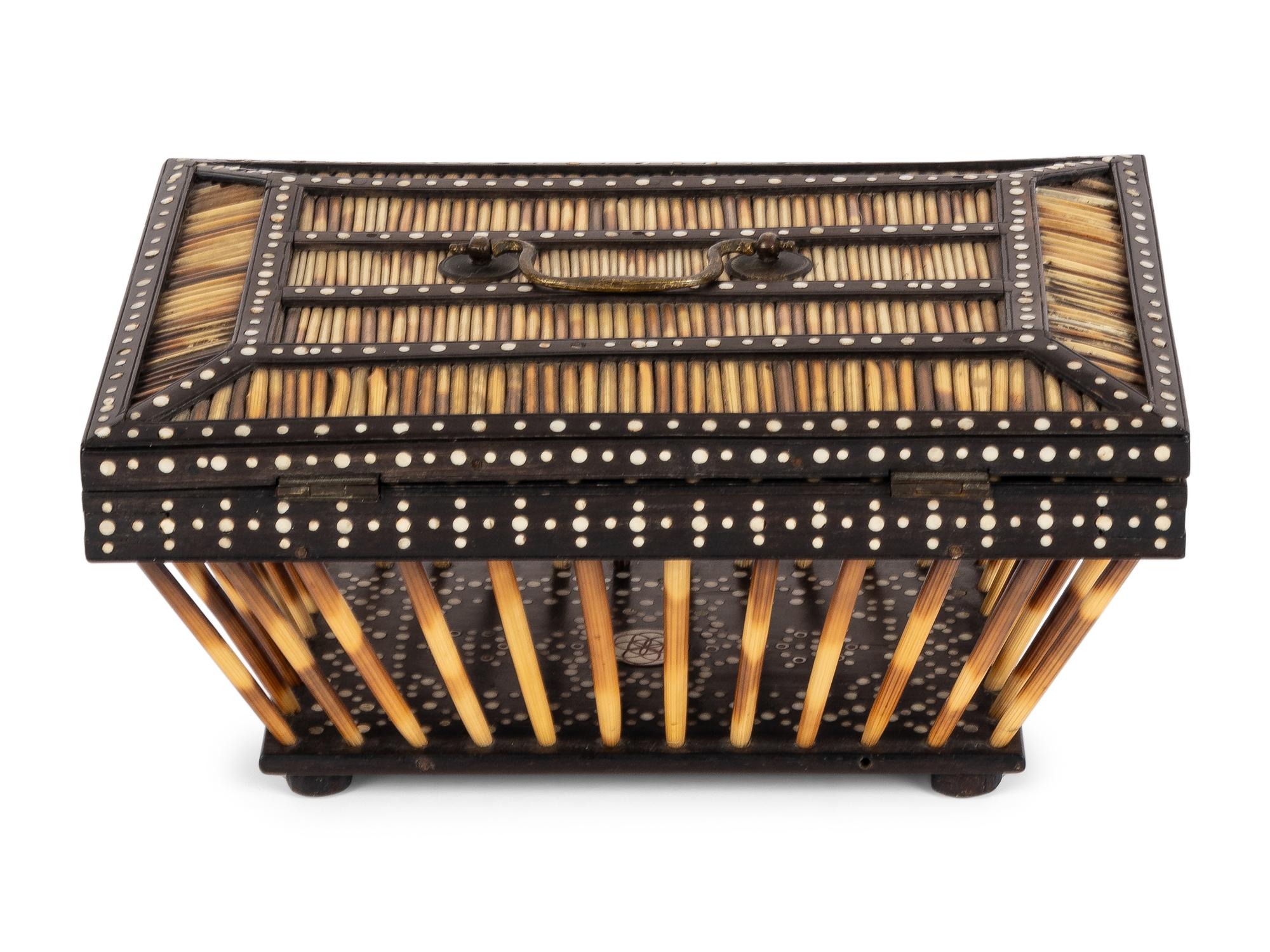 An Anglo-Indian Quill Box