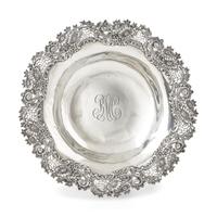 An American Silver Reticulated Compote