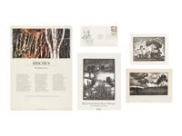 [FROST, Robert (1874-1963)] -- A group of 5 prints and posters related to Robert FROST, comprising: