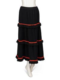 Three Designer Maxi Skirts; Chanel, Alaïa, Saint Laurent