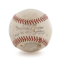 A Dizzy Dean and Paul Dean Multi Signed Baseball
