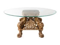 A Continental Giltwood Stand Converted to a Table