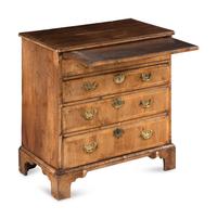 A George II Walnut Chest of Drawers