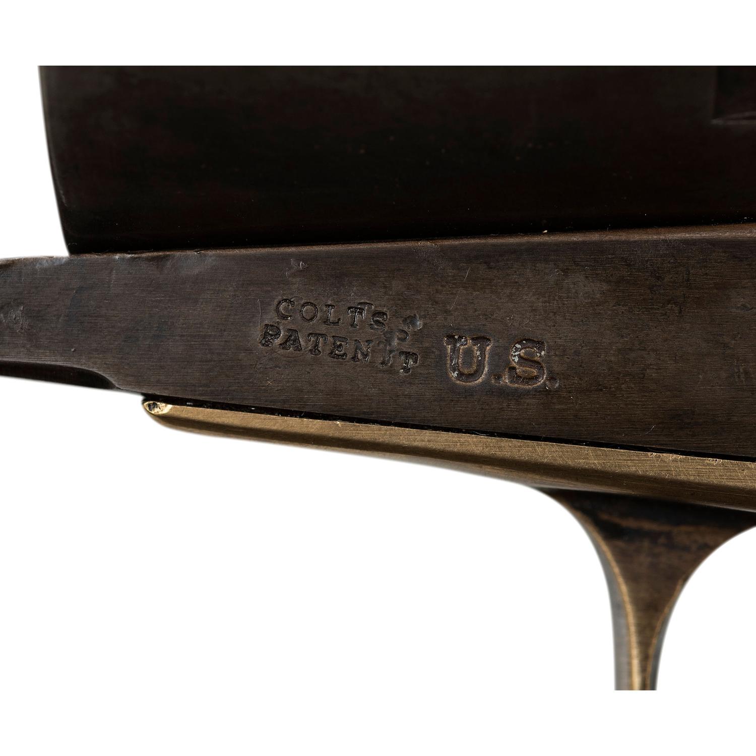 Aged Reproduction Colt Third Model Dragoon Revolver Cut for Stock