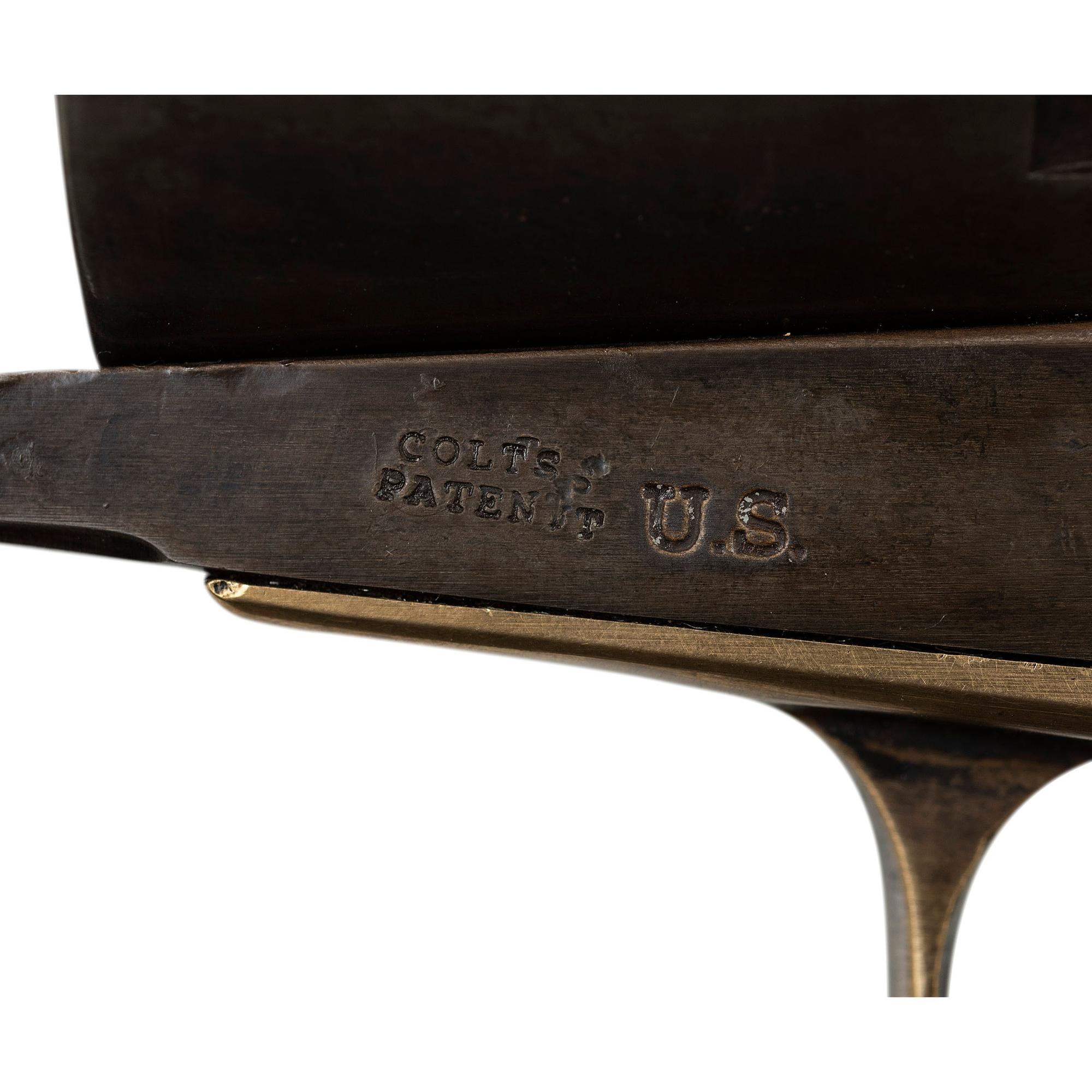 Aged Reproduction Colt Third Model Dragoon Revolver Cut for Stock