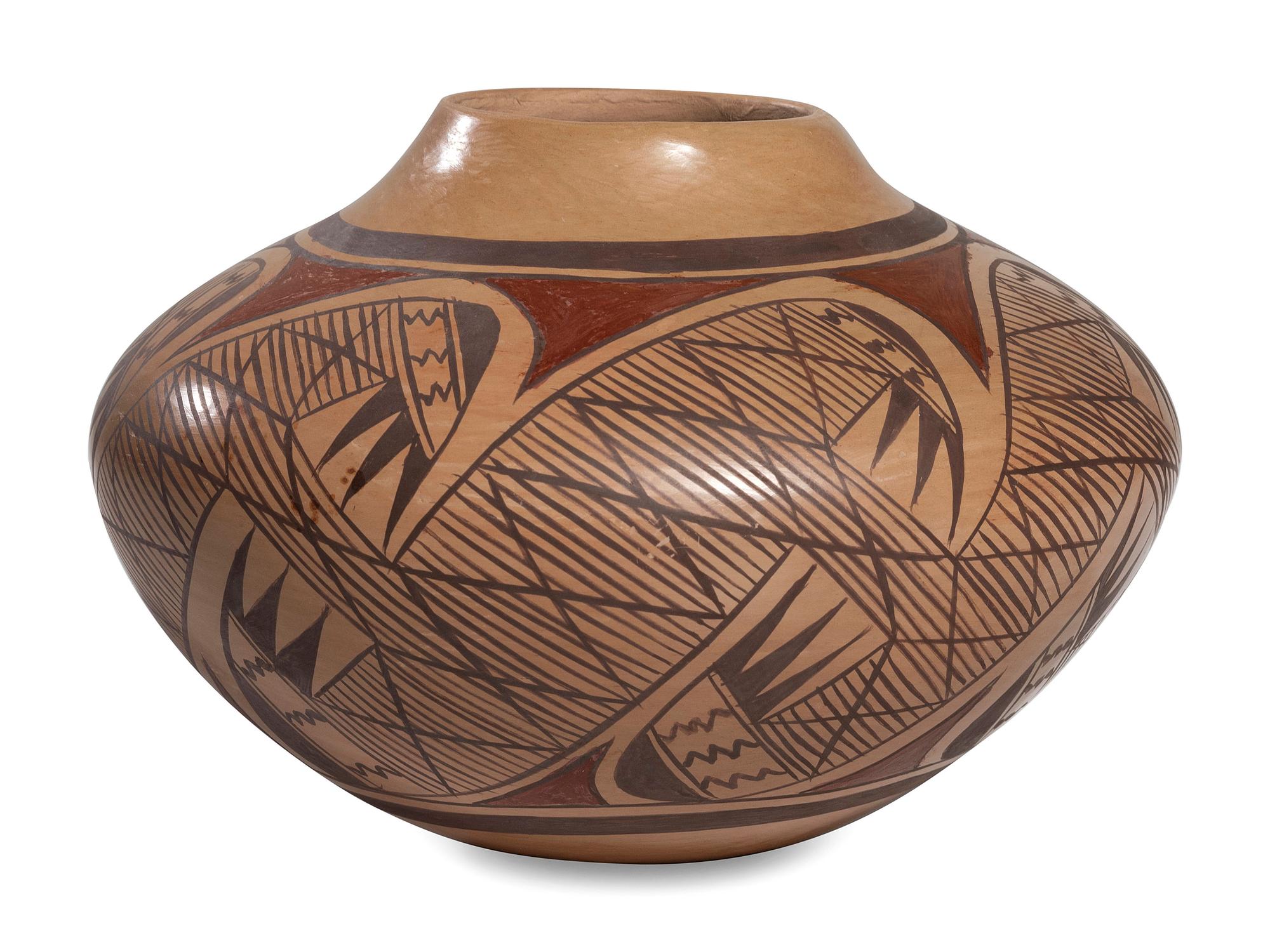 Polychrome Pottery Jar