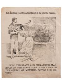 [RECONSTRUCTION]. -- [JIM CROW]. Four items of ephemera related to anti-Black activity and Democratic politics, comprising: