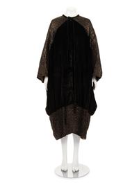 Velvet and Lamé Jacquard Evening Coat, 1910s