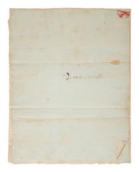 [SIGNER]. MORRIS, Robert (1734-1806). Autograph letter signed ("Robt. Morris"), from Prune Street debtors' prison. [Philadelphia], 9 June 1798.