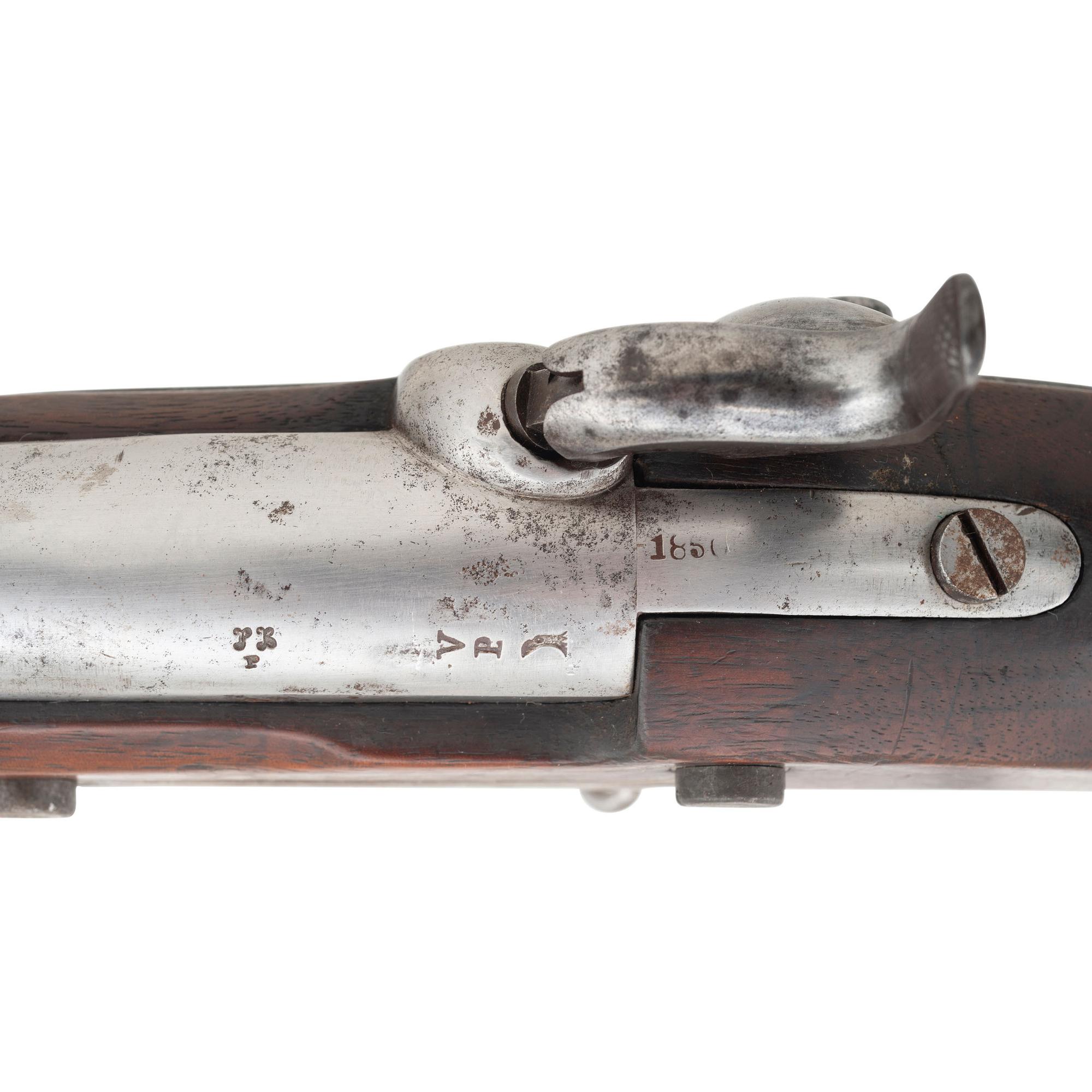 Confederate Cleaned & Repaired (C&R) Marked US Model 1842 Musket with "&" and "Z" Inspection Marks