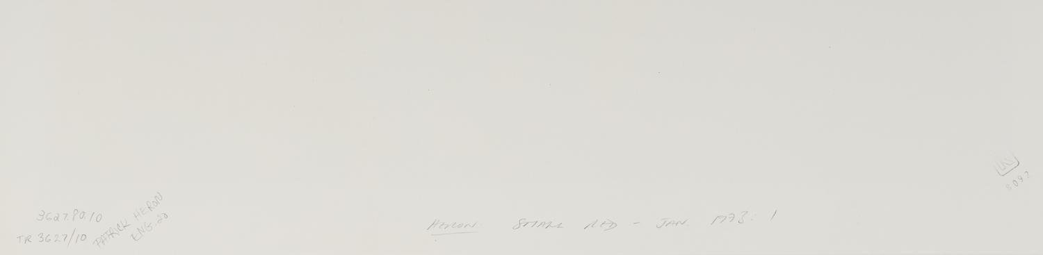 Small Red 1 and Small Red 4 (a pair of prints), 1973