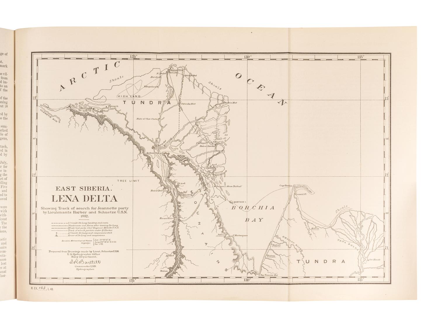[TRAVEL & EXPLORATION - POLAR]. A group of 6 works about the Jeannette Expedition, including:
